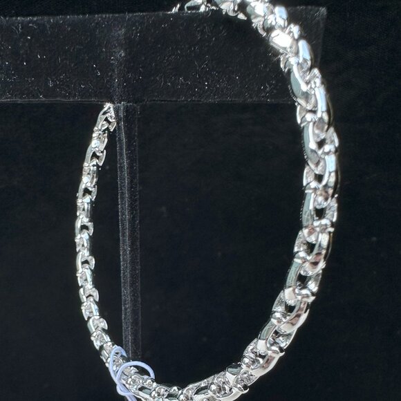 Coach Silver Interlocking "C" Bangle - Picture 3 of 4